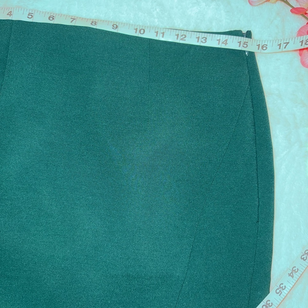 2 x 20$ White House Black Market Teal Pencil Skirt Size 6 - Picture 4 of 6